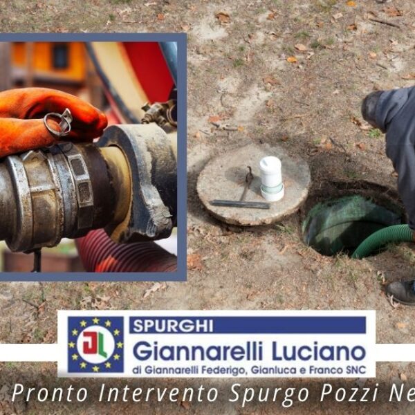 A chi rivolgersi per un servizio di pronto intervento spurgo pozzi neri a Pisa da Giannarelli Luciano