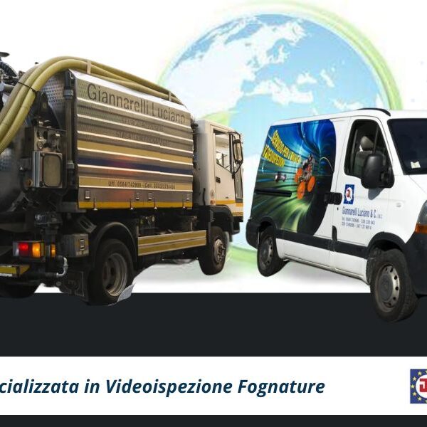 Azienda specializzata in Videoispezione Fognature a Pisa da Giannarelli Luciano