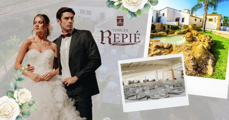 La migliore location per matrimoni a Mazara del Vallo è la Tenuta Repié