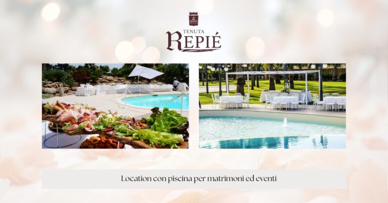 Location con piscina per eventi a Mazara del Vallo Tenuta Repié