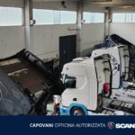 Magazzino ricambi veicoli industriali Scania a La Spezia da Capovani