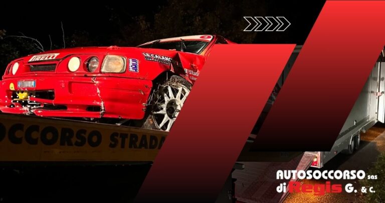 Servizio autosoccorso per auto da competizione rally a Imperia da Autosoccorso Sas di Regis G. & C.