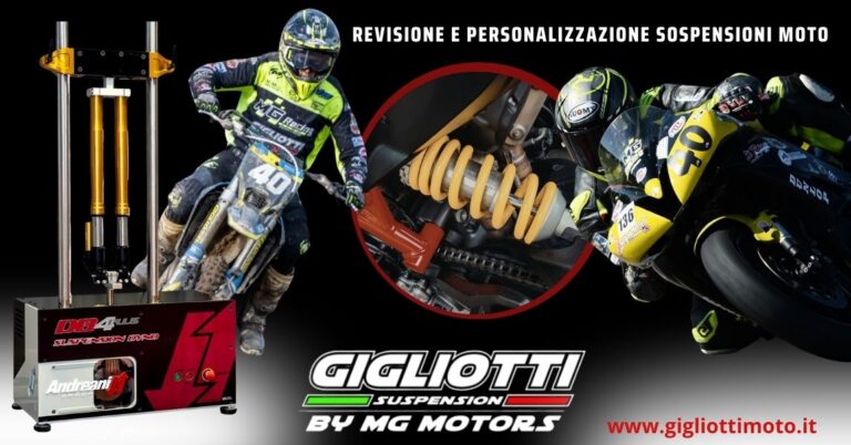 Revisione e personalizzazione sospensioni moto da strada e da cross a Lucca MG Moto