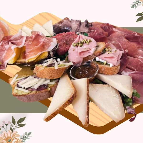Tagliere di salumi da condividere a Fano al Ristorante Pizzeria La Quercia