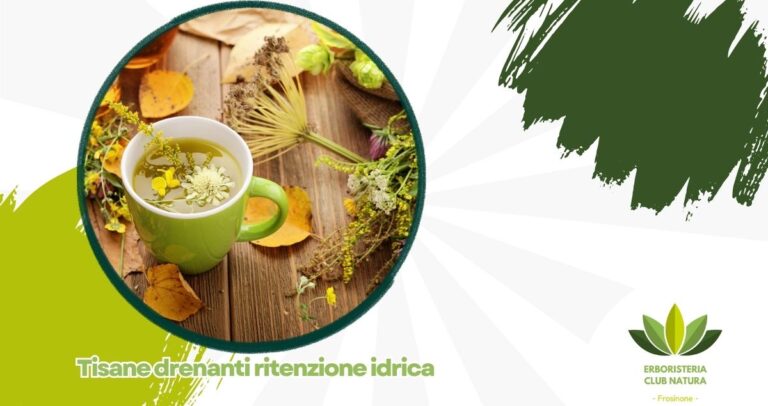 Tisane drenanti ritenzione idrica vicino Alatri presso Erboristeria Club Natura