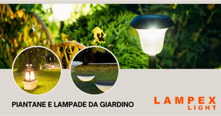 Lampade da giardino design moderno a Parma da Lampex Light