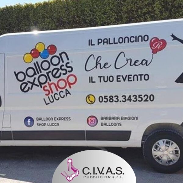 Decorazione Automezzi e furgoni aziendali a Lucca da CIVAS Pubblicità