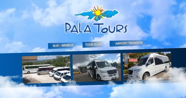 Noleggio bus con conducente in Sardegna con Pala Tours