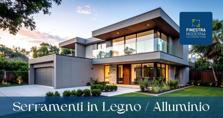 Serramenti in Legno Alluminio FINESTRA MODERNA