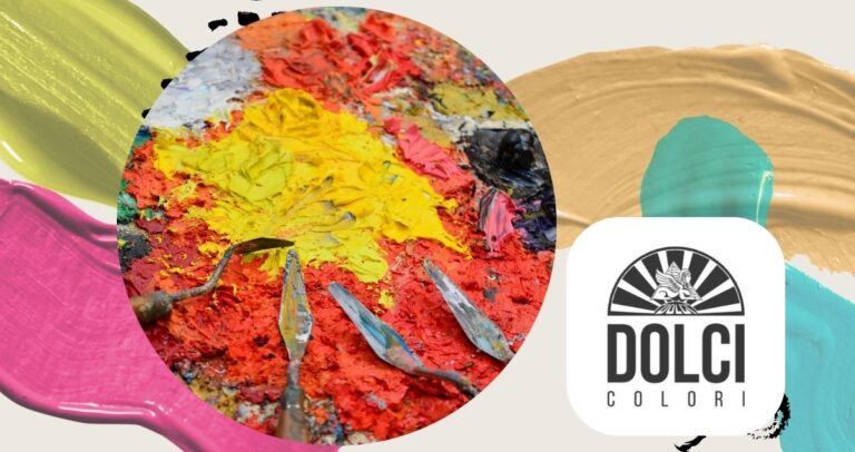 Spatole per belle arti dolci colori