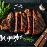 carne alla griglia al ristorante boccondivino