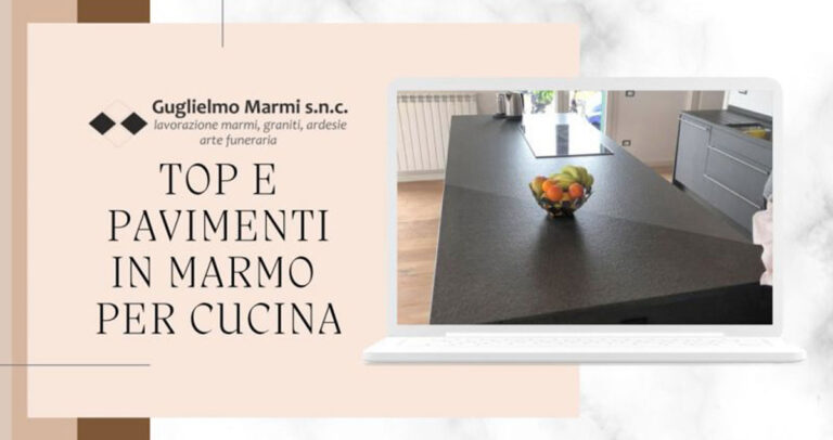 Top cucina marmo su misura a Imperia da Guglielmo Marmi