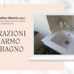 Top bagno marmo su misura a Imperia da Guglielmo Marmi