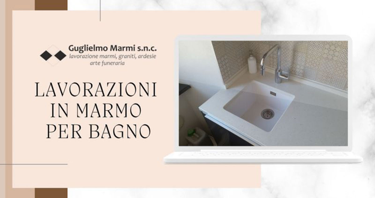 Top bagno marmo su misura a Imperia da Guglielmo Marmi Top bagno marmo su misura a Imperia da Guglielmo Marmi